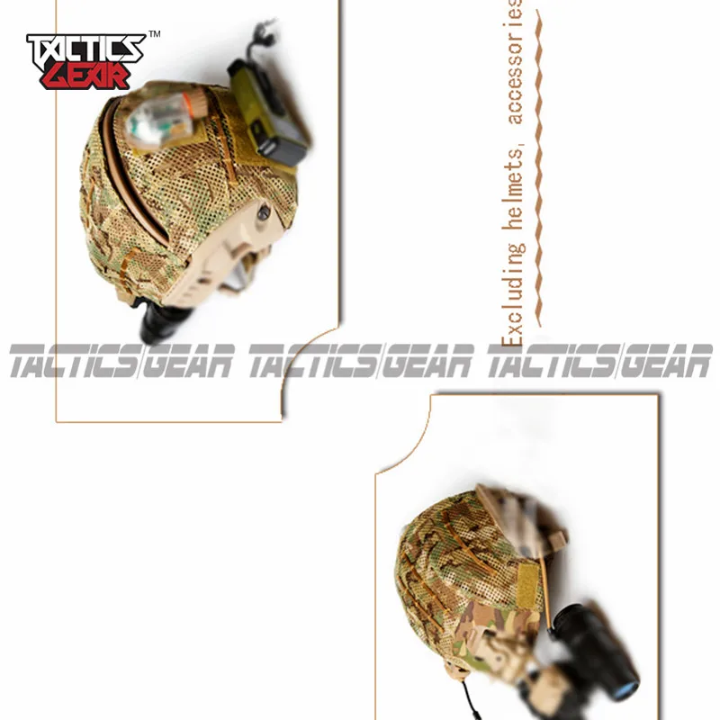 Открытый тактический Мультикам шлем Чехол Для AF CP тактические шлемы защитный чехол MC камуфляж цвет шлем ткань