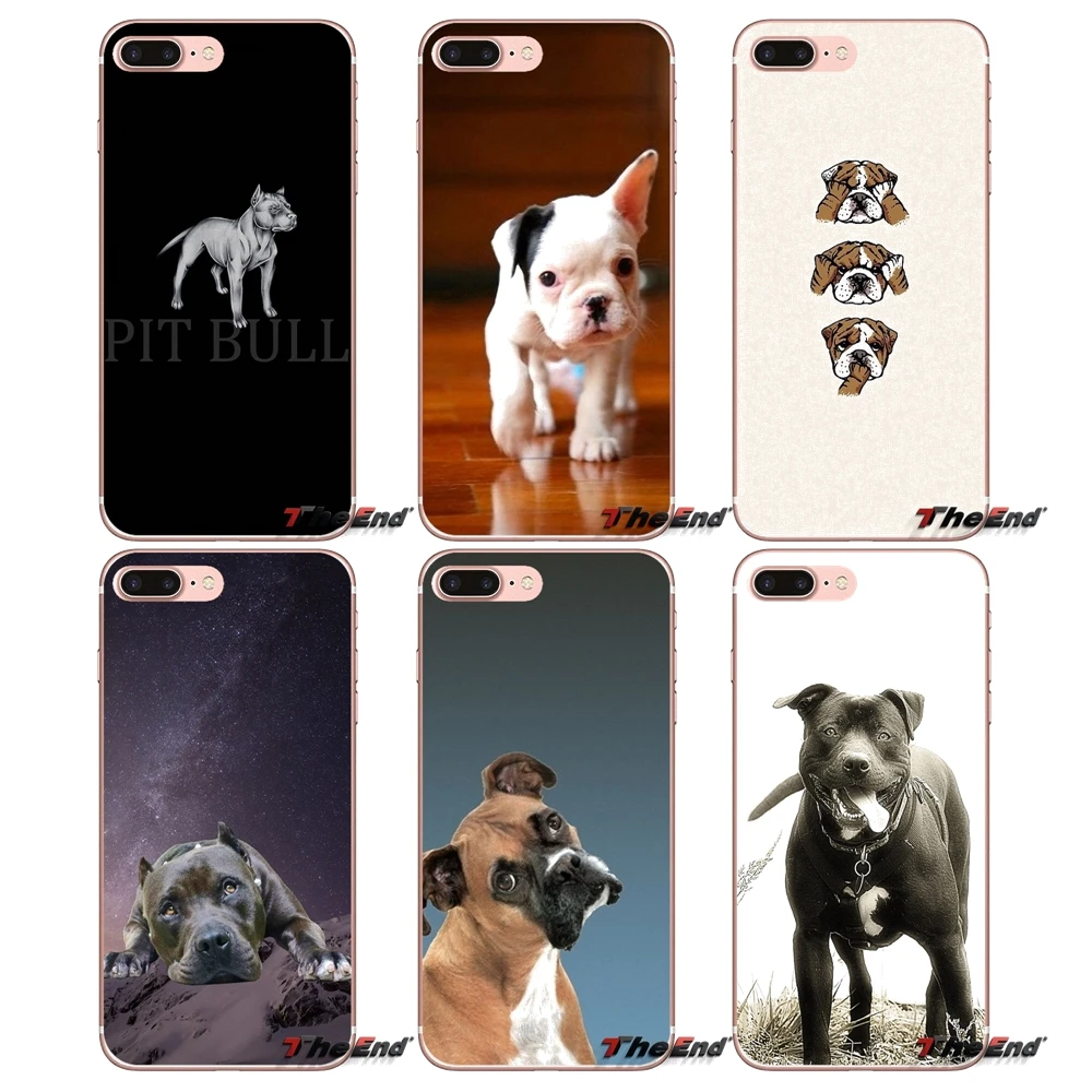 Силиконовый чехол для Huawei G7 G8 P7 P8 P9 Lite Honor 4C 5X 5C 6X Mate 7 8 9 Y3 Y5 Y6 II 2 Pro 2017 Puppy pibull Pitbull Gog |