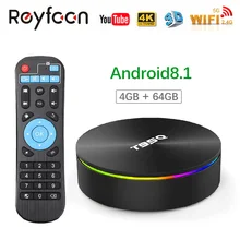 Android 9,0 tv BOX T95Q 4 Гб 64 Гб Amlogic S905 X2 четырехъядерный 5,8 ГГц двойной Wifi 1000 м BT4.1 H.265 4 K LPDDR4 медиаплеер смарт-бокс