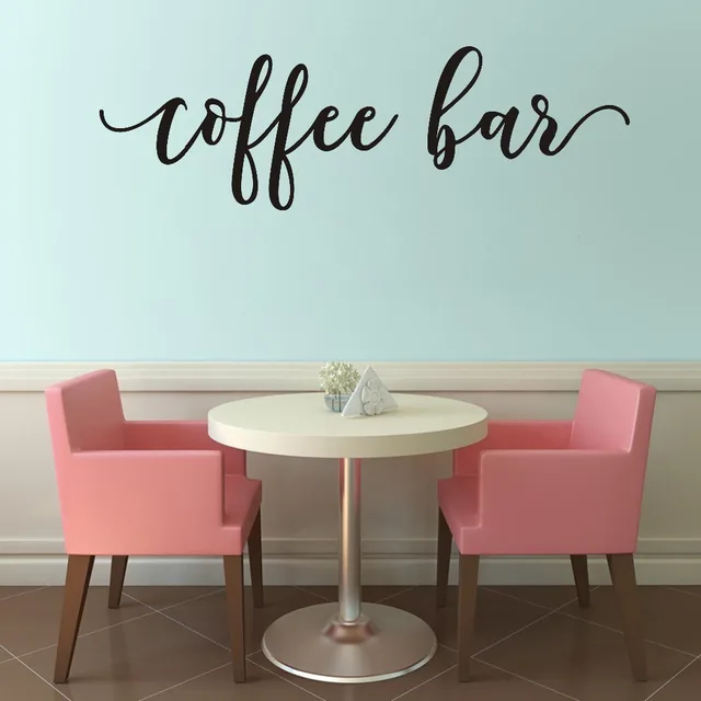 Best Price Coffee Bar Wall Decals Modern Wall Sticker For Bar Vinyl Sticker Kitchen Dining Room Home Decor Waterproof Wallpaper Removable Best Price Coffee Bar Wall Decals Modern Wall Sticker For Bar Vinyl Sticker Kitchen Dining Room Home Decor Waterproof Wallpaper Removable