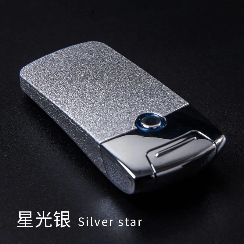 Мощная USB Зажигалка перезаряжаемый электронный фонарь зажигалка аксессуары для
