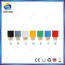 Sailing authentic electronic cigarette Teflon drip tips brass core 7 colors optional for vape 510 tank atomizer 10PCS wholesale