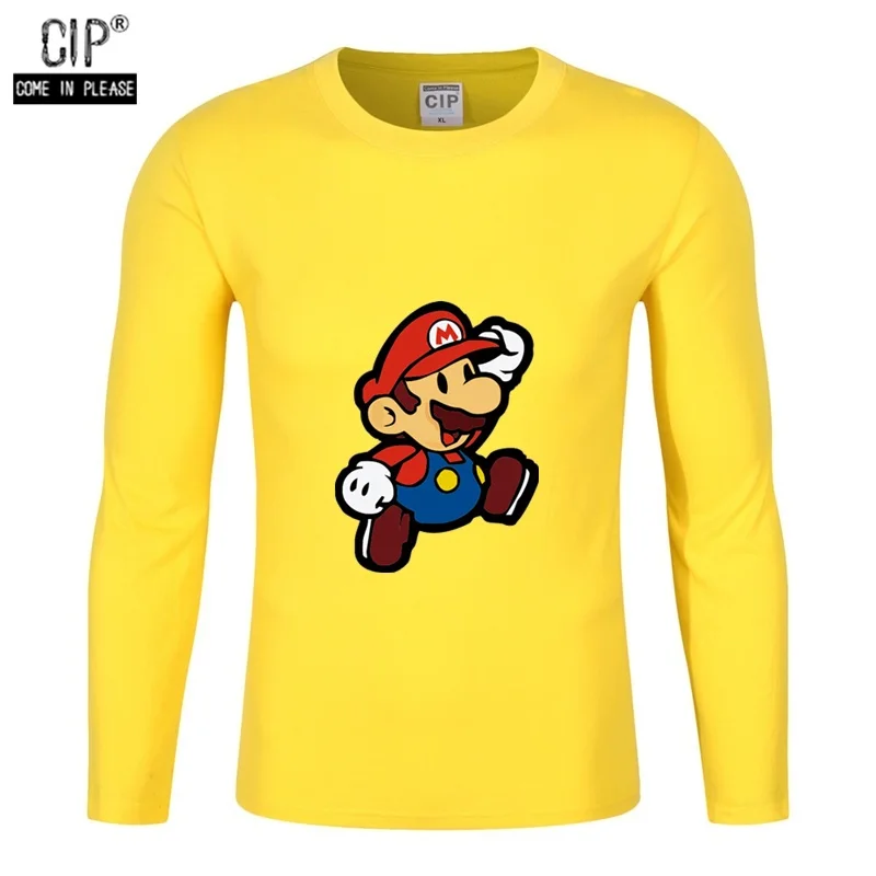 Super Mario Camiseta de Manga Larga para ni/ños