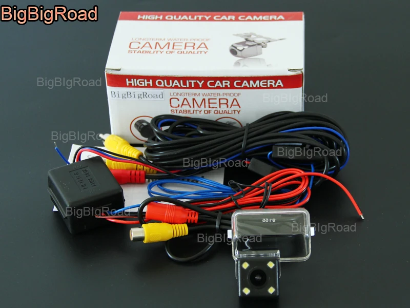 BigBigRoad Car Rear View Reverse parking Camera with power relay filter For Mazda 6 CX5 CX-5 CX 5 2012 2013 2014 2015 2016 2017 (2)