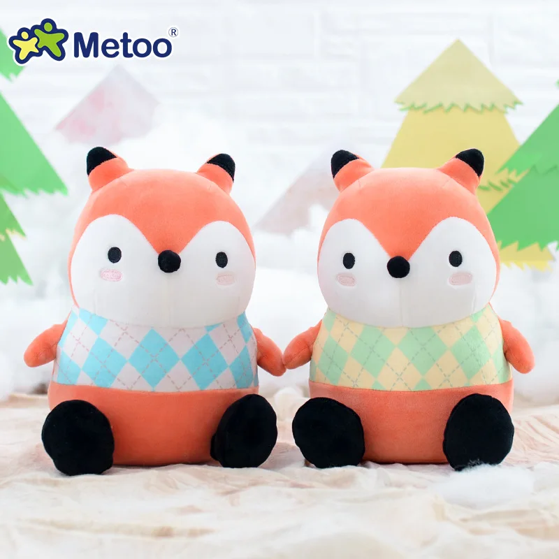 20cm Ball Squat Kawaii Stuffed Plush Animals Cartoon Kids Toys for Girls Children Baby Birthday Christmas Gift Metoo Doll