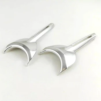 

For Renault Koleos 2017 Second Generation ABS Chrome Front Fog Light Lamp Cover Trim Foglight Benzel Hood Decorative Trim 2pcs