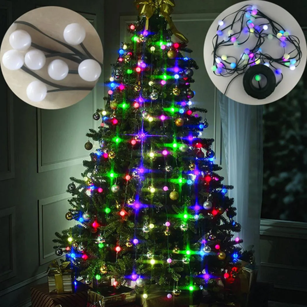 

2018 Merry Christmas Tree 64 Lights Decor Hanging Tree LED Multi-Colored Stackable Lights