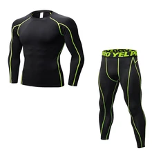 Для мужчин спортивной костюм сжатия Рубашки для мальчиков Брюки для девочек ботильоны-Длина Леггинсы для женщин Фитнес костюм укороченный топ Для мужчин спортивный костюм с длинными рукавами+ Брюки для девочек наборы для ухода за кожей