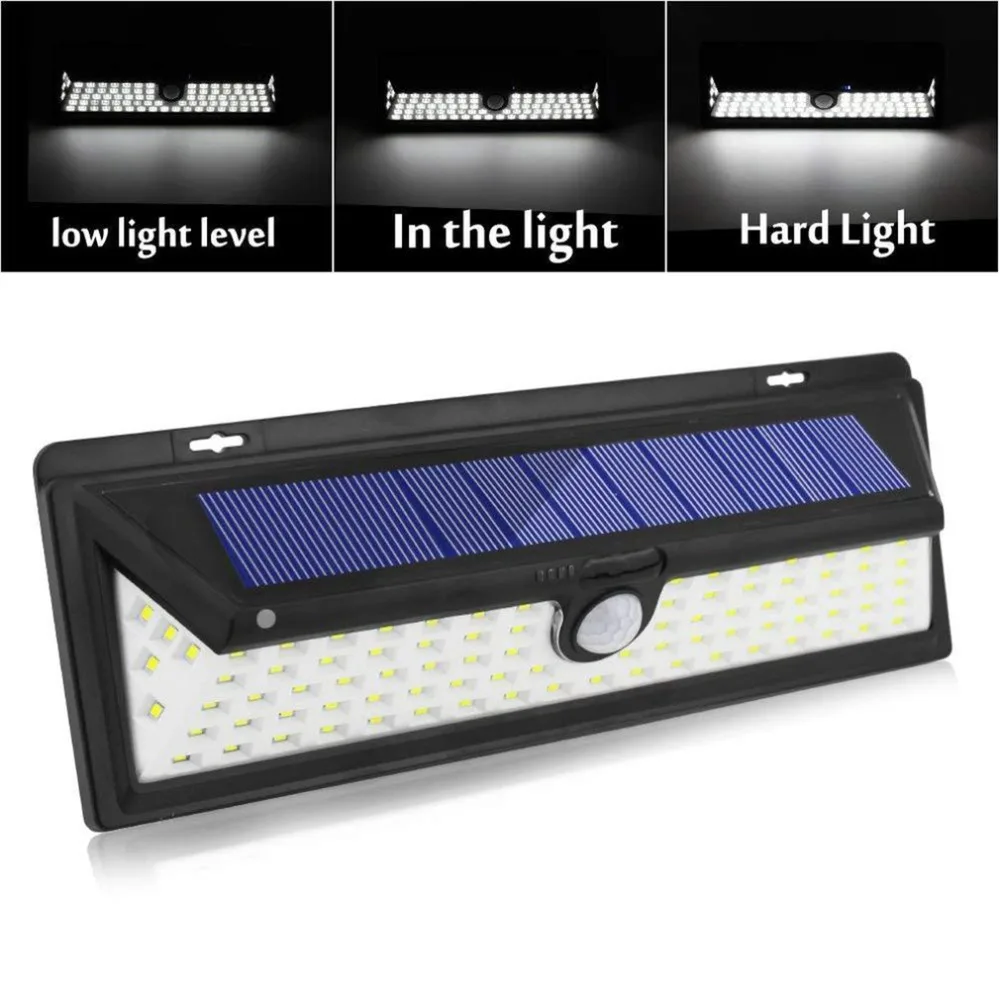 

Waterproof 54/90LED Solar Lamp Garden Gate Wall Hanging Lamp body induction LED Lamp outdoor Street lamp LED lighting 3 Modes