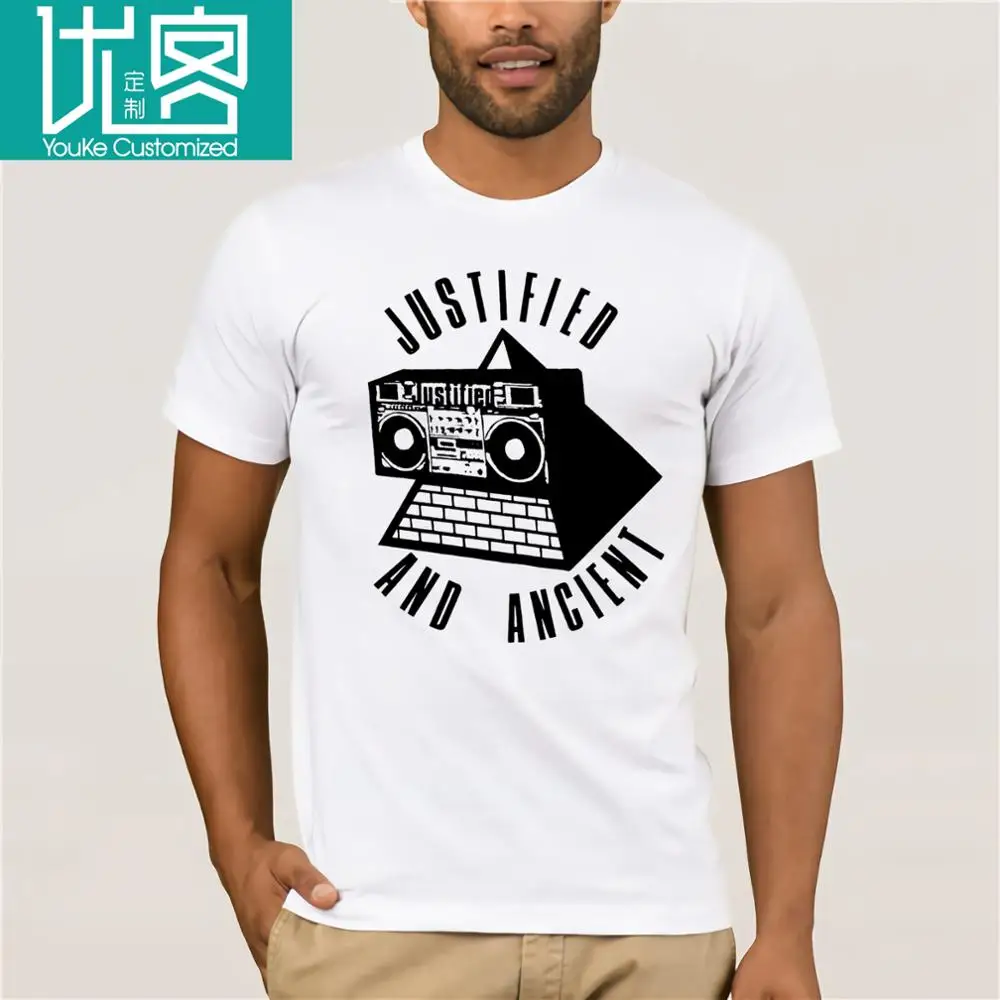 Футболки Zwarte Mannen Homme Tees KLF Gerechtvaardigd &amp Oude van Mu T-Shirt | Мужская одежда