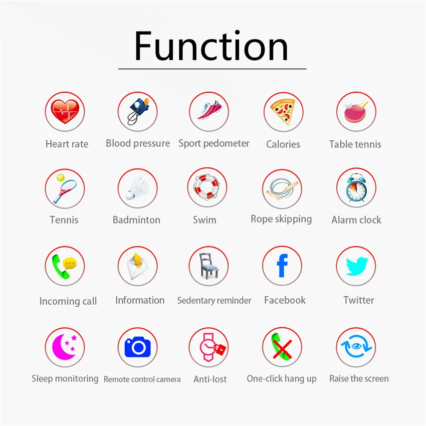 Gorilla Swim Smart Watch Men/Women Heart Rate Monitor BP Activity Tracker App GPS Run Health For Apple Xiaomi Huawei PK Fit 3/4