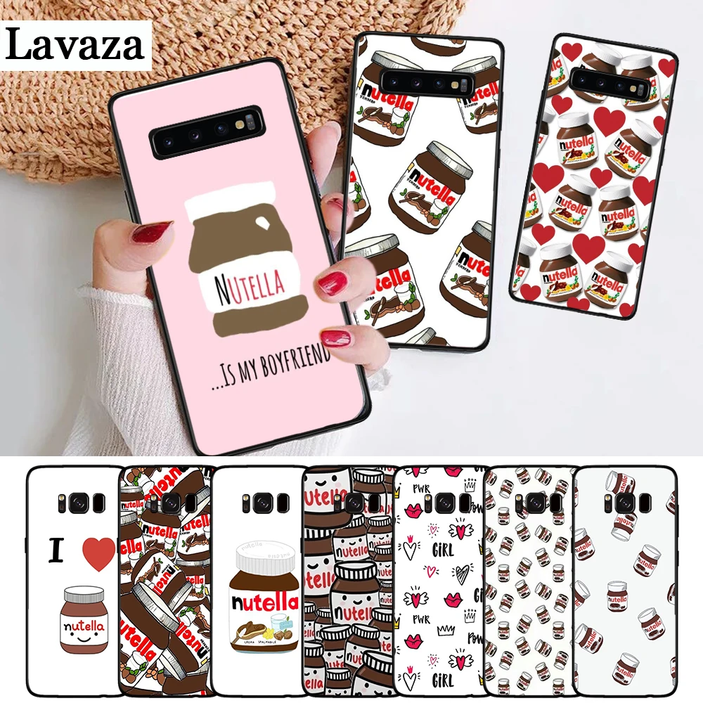 

Lavaza food Chocolate Nutella Silicone Case for Samsung S6 Edge S7 S8 Plus S9 S10 S10e Note 8 9 M10 M20 M30