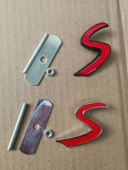 

20X 3D Metal S Front Grille Emblem for Mini Cooper R50 R52 R53 R56 JCW Grill Badge Decals Exterior Accessories
