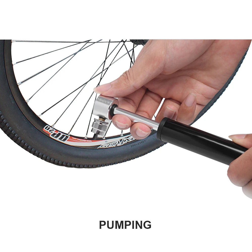 НОВЫЙ 9,8 см портативный велосипедный мини-насос 120 высокое давление PSI Велоспорт ручной воздушный насос шаровая шина Надувное MTB горный