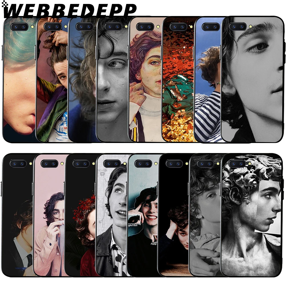 

WEBBEDEPP Timothee Chalamet Soft Case for Huawei Honor 6 7A Pro 7C 8C 7X 8X 8 9 10 lite Note10