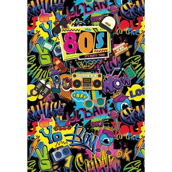 

Lovely Art fotografia photo backgrounds Vinyl back to 80s photography backdrops for photo studio photographic accessories G-430