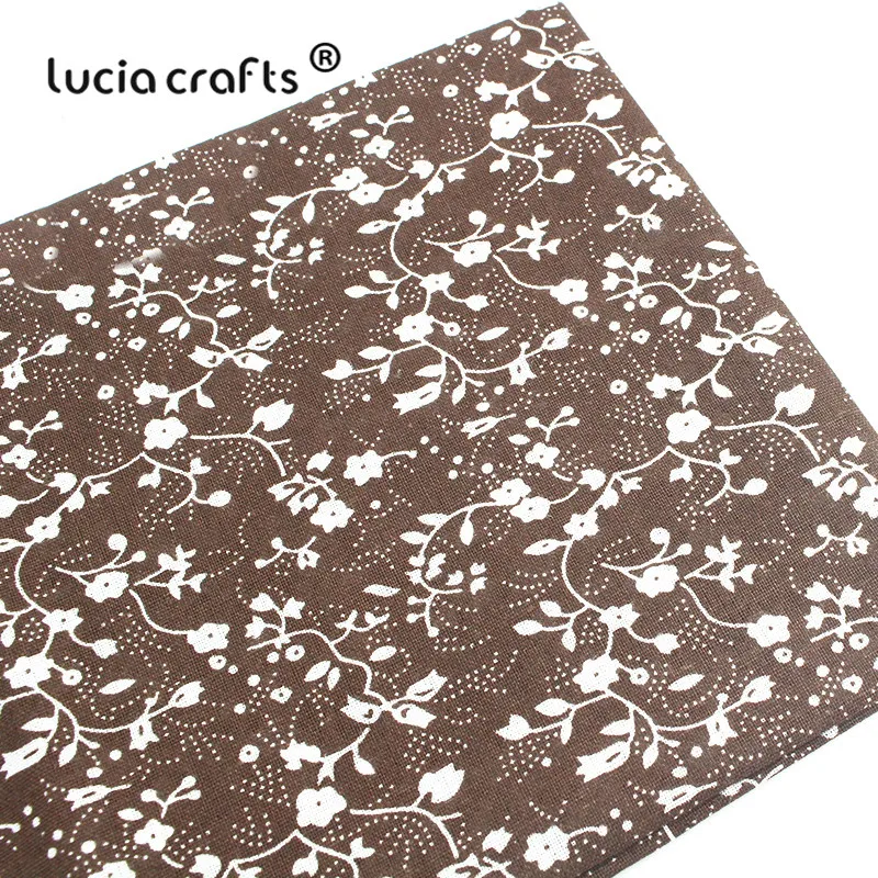 Lucia crafts 1 шт. 50x50 см хлопчатобумажная ткань DIY Швейные, ткани для пэчворка для собственноручных изделий текстильная ткань Материал H0909