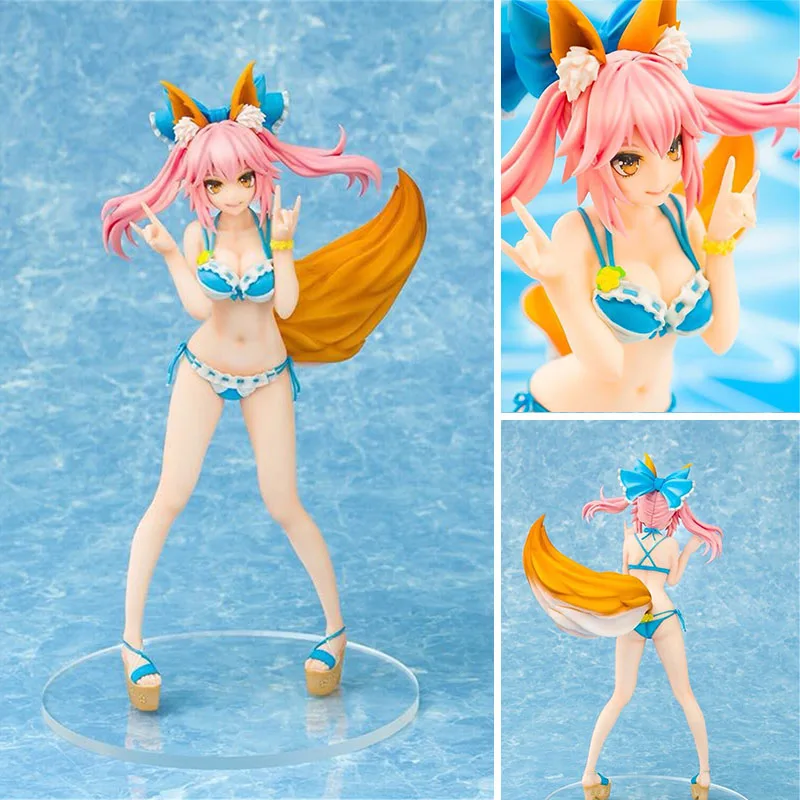 Аниме fate stay night fate/EXTELLA Tamamo no Mae купальник ver. ПВХ Фигурки Коллекционная модель