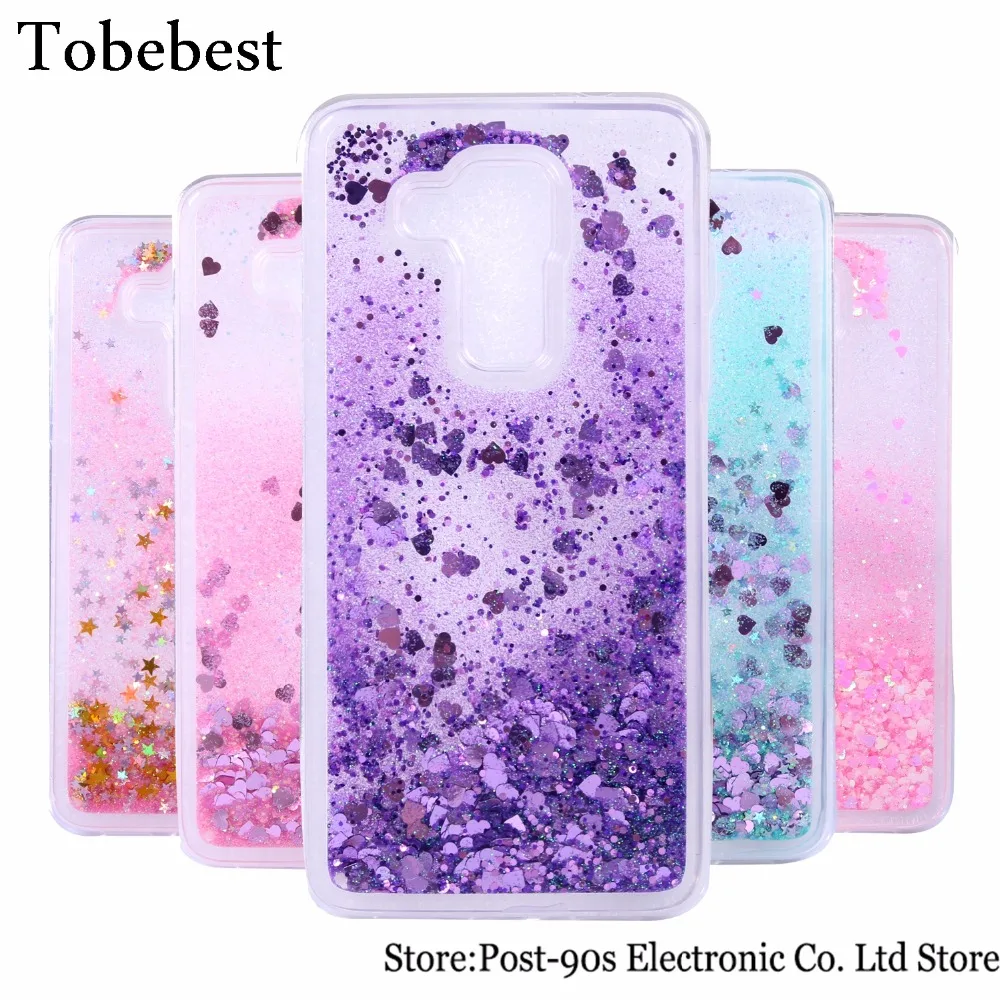 Huawei NOVA PLUS Case Heart Love Dynamic Liquid Glitter Quicksand Star TPU Cases For Crystal Clear Cover |