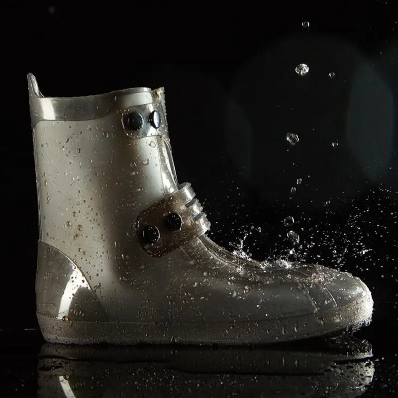 

High-Jump Waterproof Fishing Waders Shoe Cover PVC Integral Mould Unisex Double-breasted Reusable Rainy Boot Anti-Wear Equipment