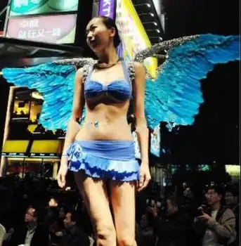 

hight quality more color fashion nice feather lingerie shows props stage performance model ctwalk shows auto shows props