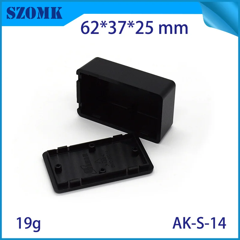 plastic enclosure for electronics control box szomk diy enclosure junction box plastic housing small abs instrument enclosure distribution box black plastic box enclosure electronics case   (1)
