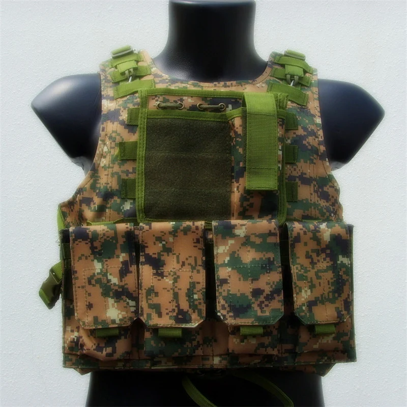 Hunting Amphibians combat Molle design military Tactical vest jungle camo color WIRE STEEL IN