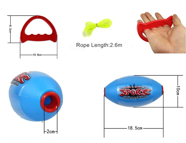 Bola de desenho esportivo para crianças, 19*10cm, diversão ao ar