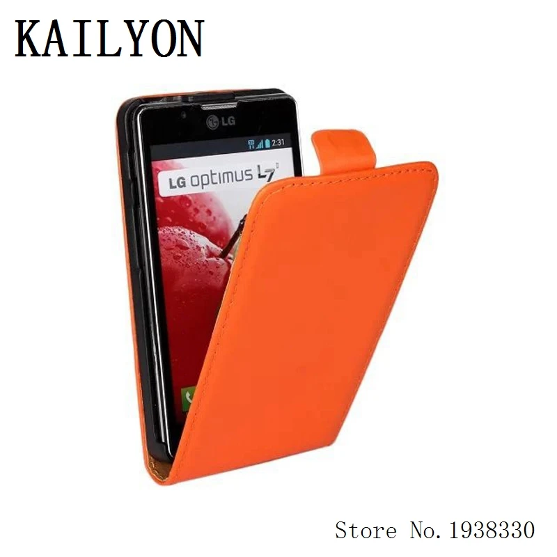 Чехол kailion для LG Optimus L7 II P710 P713 P715 роскошный флип чехол из натуральной кожи с одной