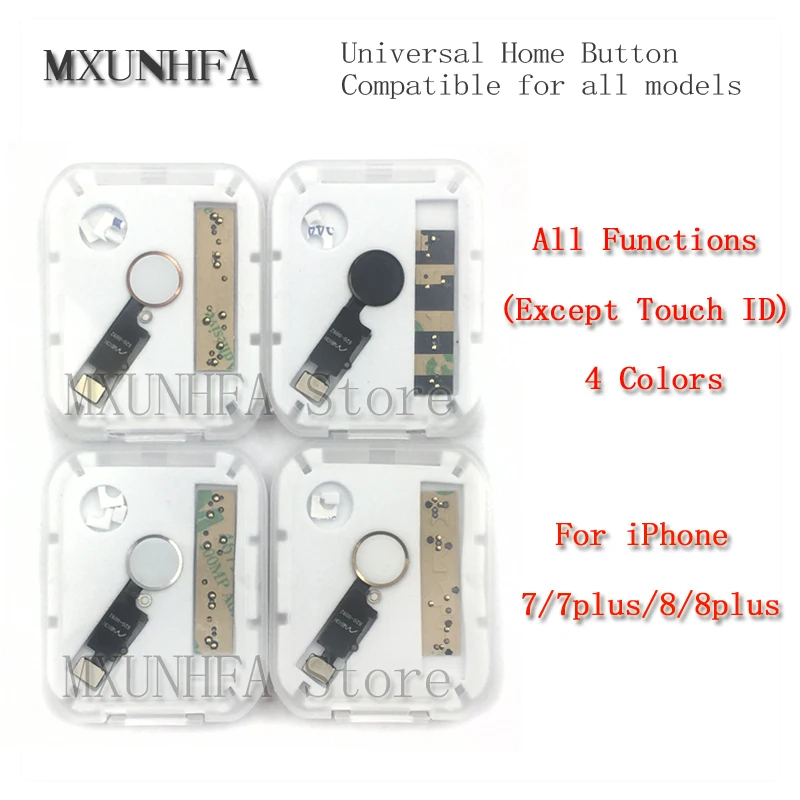 

Universal Home Button Flex Cable for iPhone 7 8 Plus Menu Keypad Return Function Solution Assembly Replacement