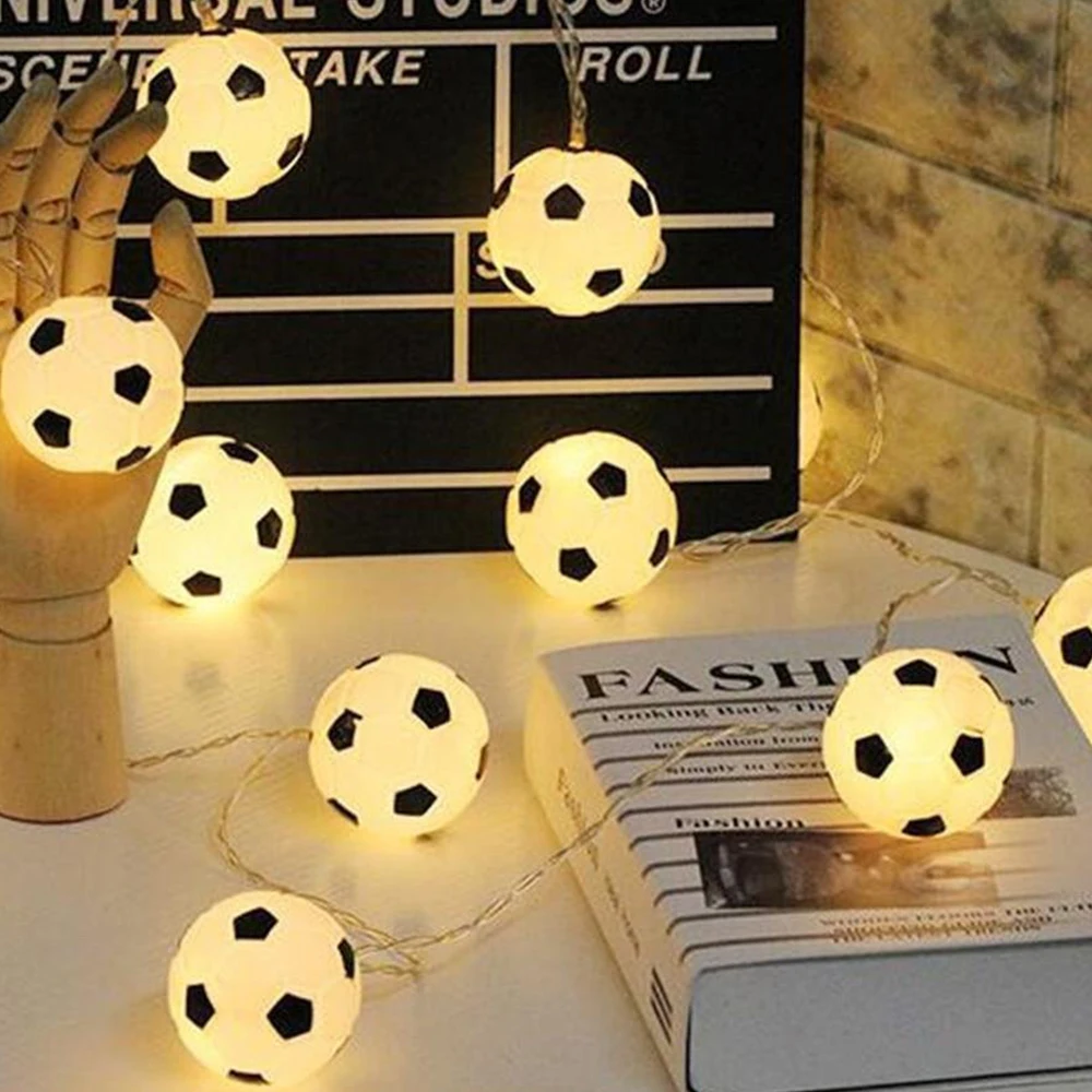 

10LED / 20Led Fairy Football Bulb Battery Operated String Light LED Decoration For Christmas Garland New Year