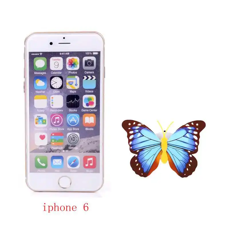 10pcs/lot Butterfly Night Light Color Light For Kitchen Bedroom Living Kid Room Easy Installation Home Decor Led Night Light New