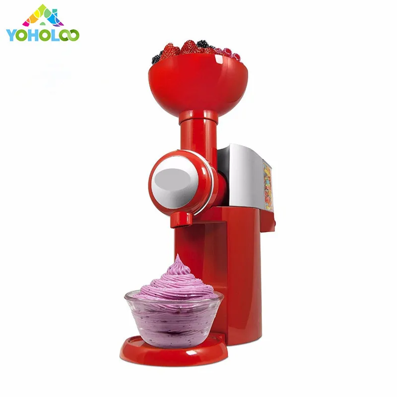 

Big Boss Swirlio Automatic Frozen Fruit Dessert Machine Kitchen Mini Milkshake Household Tools DIY Fruit Ice Cream Maker Machine