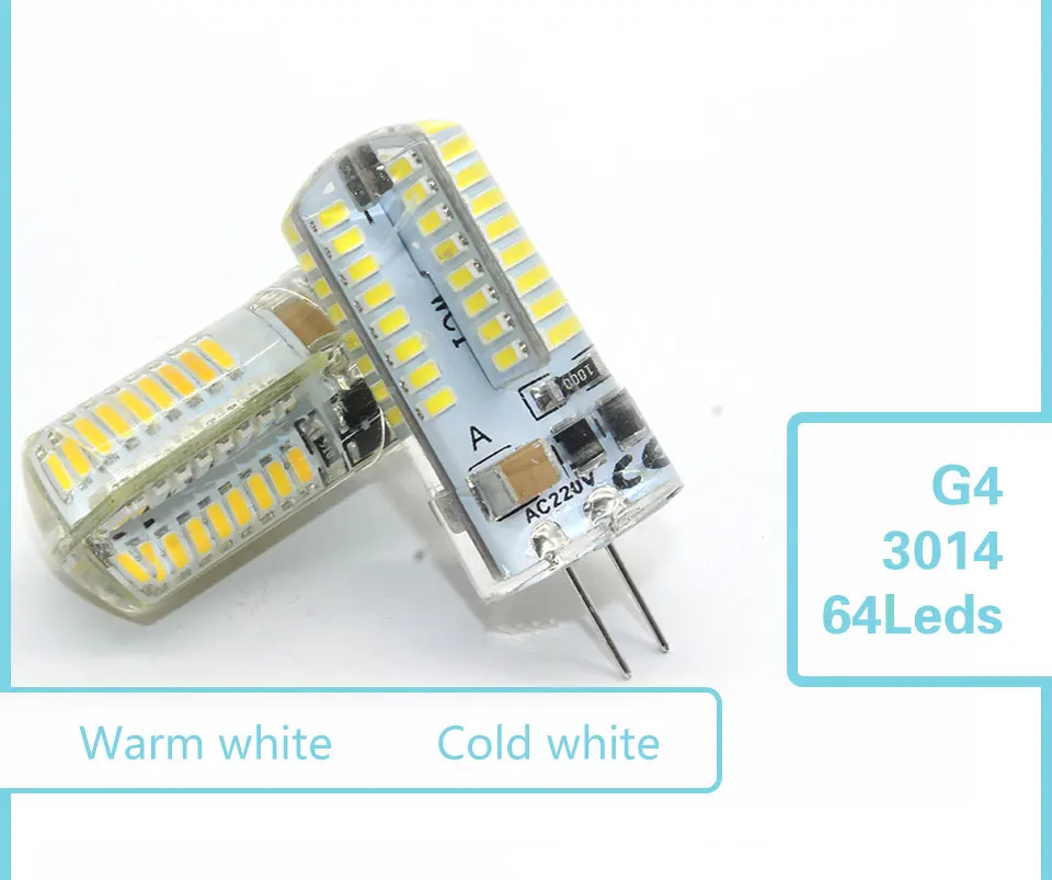 G4 Светодиодный светильник 12 В DC/AC 3 Вт 6 Вт светодиодный G4 светодиодный bombilla luz de la super brillante G4 COB de silicona bombillas ampolla G9