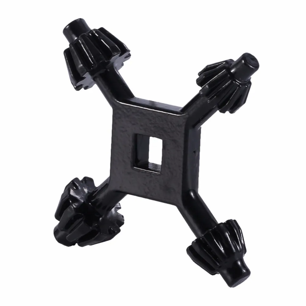 

QUK Wrench Set 4 In 1 Mini Universal Multi-function Hand Drill Key Chuck Wrench Four Head Electric drill Outdoor Portable Gadget