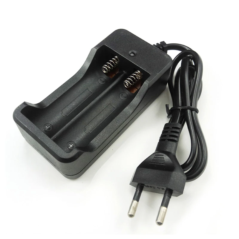 2 слота AC 110V 220V двойное зарядное устройство 18650 для зарядки 4 V литий ионная