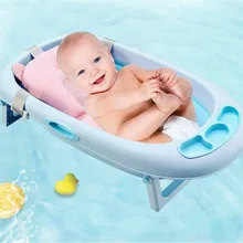 Плавающий Коврик для ванны для младенцев, детский Коврик для ванны, стул и полка, сиденье для ванны, подушка для поддержки новорожденных, Коврик для ванны с цветением для малышей