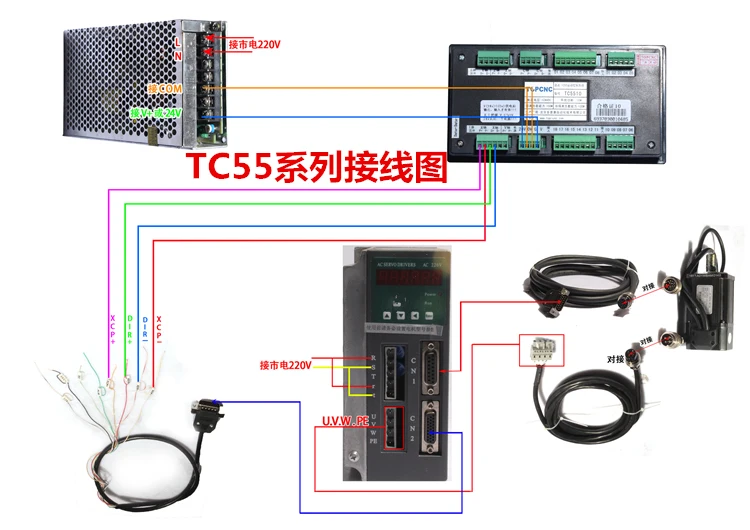 220V 600W 400W 200 Вт серводвигатель переменного тока 0.637N 1.27N 1.91N однофазного переменного тока мотор сервопривода с постоянными магнитами подобранный драйвер AASD-15A