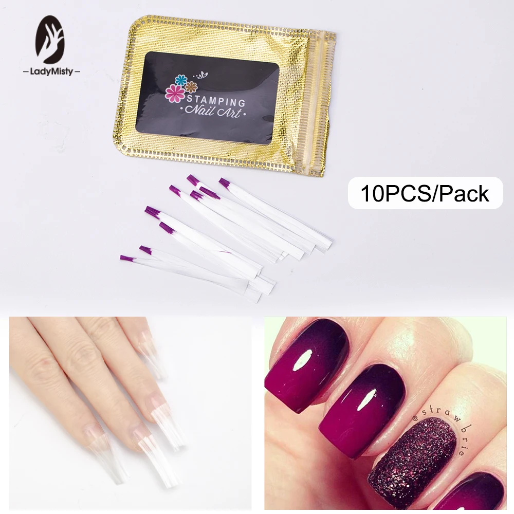 

10/30/50pcs Fiberglass Nail Extension Glass Fibernails Fiber Nail Silk Extension Set Nail Form Acrylic Tips False Nail Salon