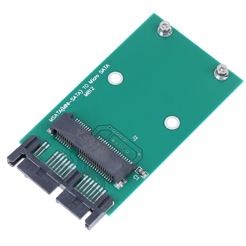 1 шт. Mini PCIe PCI e mSATA 3x5 см SSD до 8 &quotMicro SATA адаптер преобразователь карты|Компьютерные