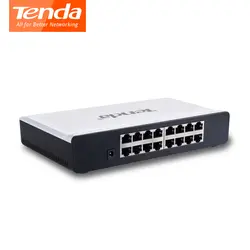 Tenda S16 16 Порты 10/100 м сети переключатели коммутации на 3,2 Гбит Ёмкость быстрой коммутации