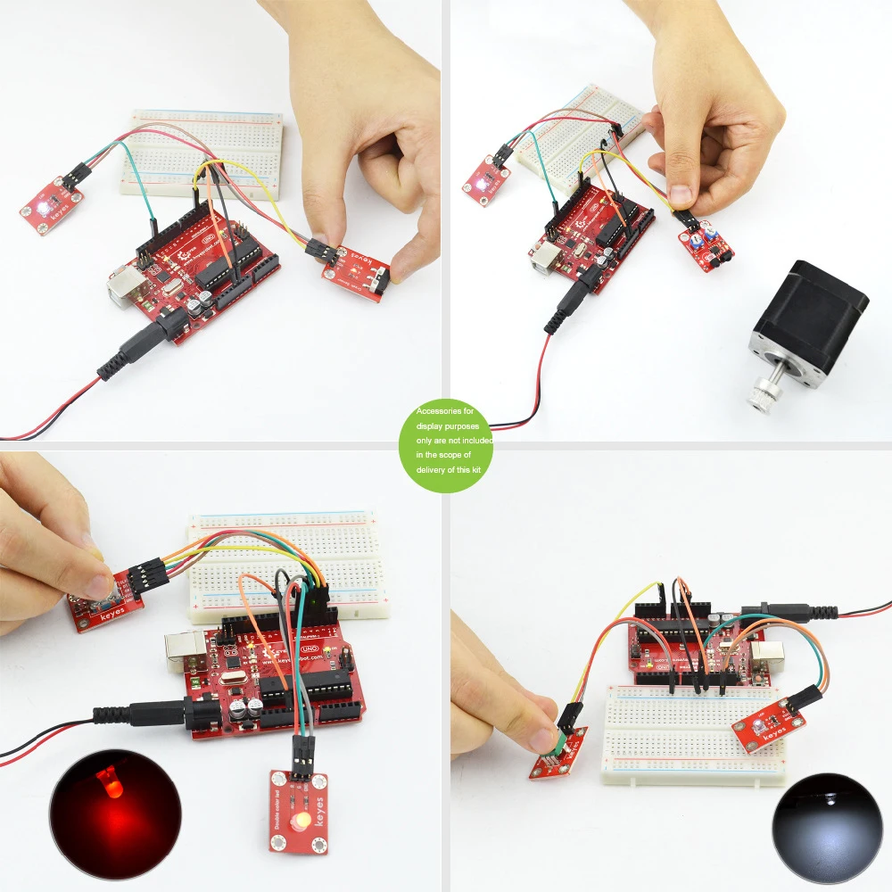 KEYES 37 в 1 датчик стартовый набор для ARDUINO электронные строительные блоки робот