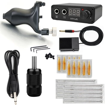

Professional Artist Tattoo Rotary Set Tattoo Machine Kits Tattoo Machine + Power + Needle + Pedal + Link Line