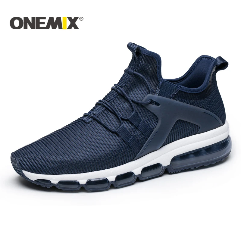 Onemix новые кроссовки для бега Мужские дышащие с дышащей сеткой прогулочная обувь