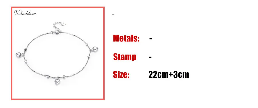 925 пробы серебро цепочка коробка в форме сердца, хорошие украшения Шарм Бижутерия для ног по низкой цене Для женщин девушки ноги браслет Cheville enkelbandje halhal