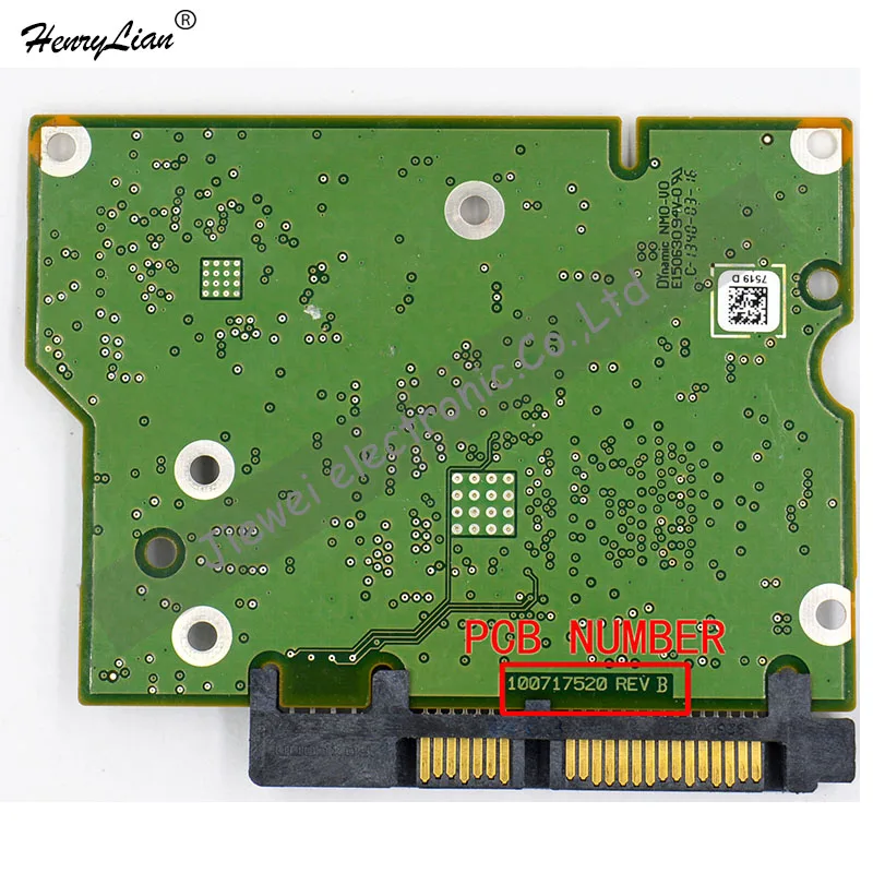 Для ST1000DM003 ST3000DM001 HDD PCB/логическая плата/номер платы: 100717520 REV B