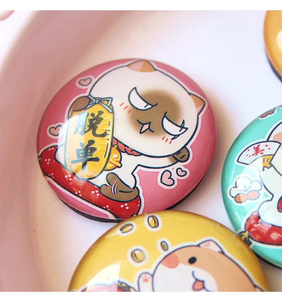 cat hot souvenirs Fridge Magnets 05