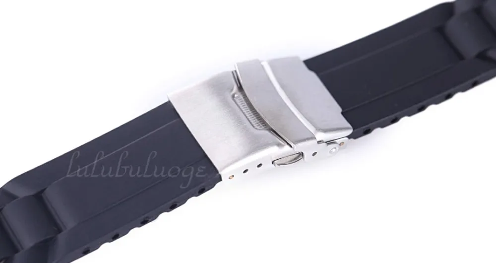 Лидер продаж! Новые водонепроницаемые 6 цветов силиконовые резиновые часы наручные часы ремешок замена 22 мм 20 мм 10000 фунтов рейтинг радиан