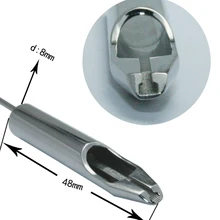 YILONG 7F Высокое качество из нержавеющей стали татуировки Советы Ассорти много C Советы Комплект для татуировки машины