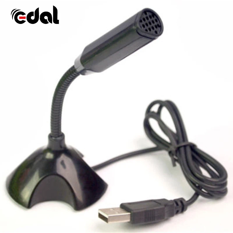 Studio Speech Mini USB Microphone Stand Mic With Holder For Microfono Computer Microphones For PC Laptop Microphone Accessories